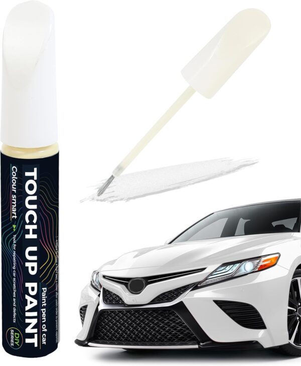 White Touch Up Paint Pen,Touch Up Paint for Cars,Car Accessories Car Touch Up Paint, Automotive Paint Pen Scratch Repair,Car Remover Scratch Paint Pen,Car Paint Pen for Erase Car Scratches